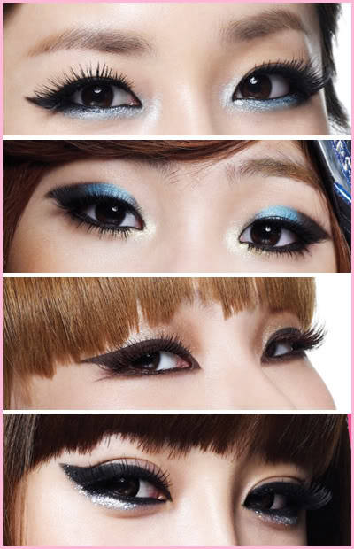 korean eyes makeup. how to do eye make up. T^T