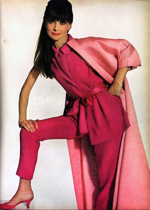 Audrey Hepburn Vogue Nov 1 1964 modeling Givenchy