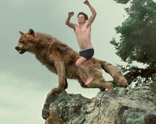 Jumping Rob tames the beast.