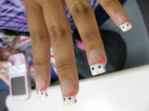 Hello Kitty Nails 3d. Hello+kitty+nails