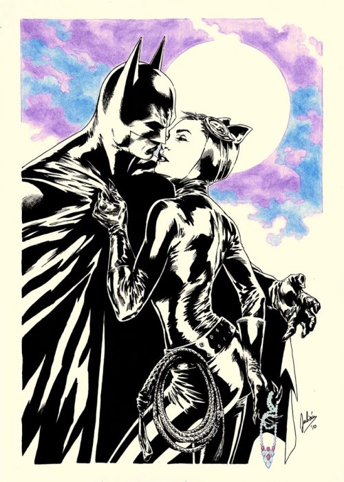 catwoman and batman kiss. “Batman and Catwoman Kiss”