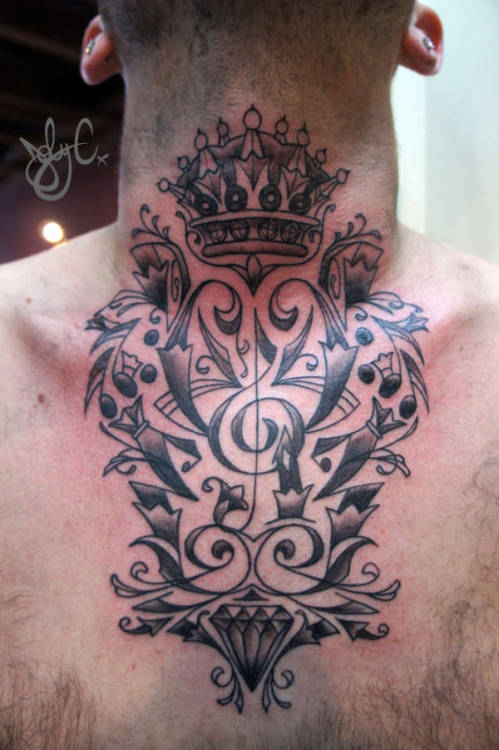 neck tattoos neck tattoo chest tattoo chest tattoos chest piece