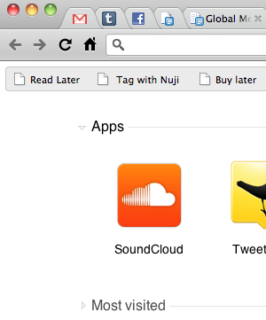 It's a screenshot of the Chrome App Store with our SoundCloud app on it.