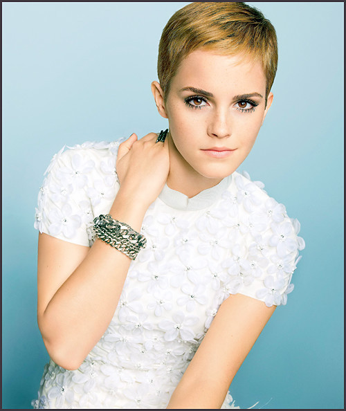 emma watson short hair wallpaper. Emma Watson Short Hair: love