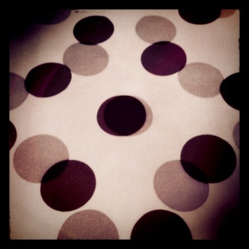 Festive monochromatic dots (Taken with instagram)