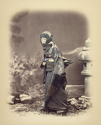 Woman in Winter Dress. ca. 1868