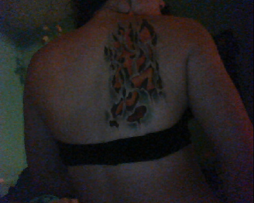 hatchetman tattoo, touched up. it hurt so much more this time!! it took 