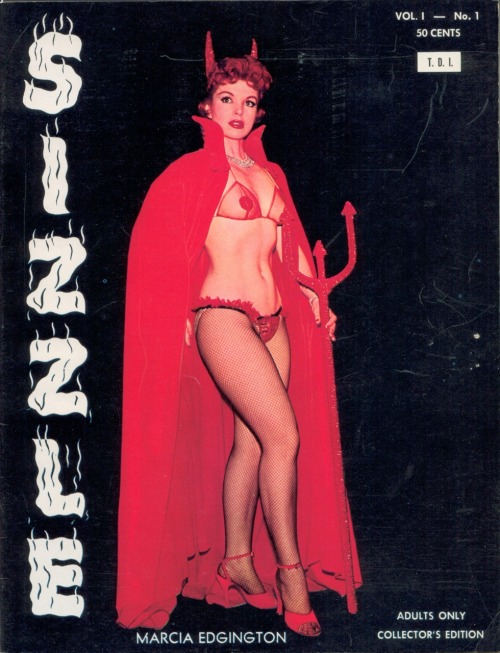 Burlesque dancer Marcia Edgington 1959