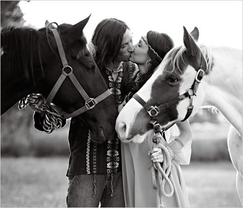 black and white photos of children kissing. right here horses lovers kiss