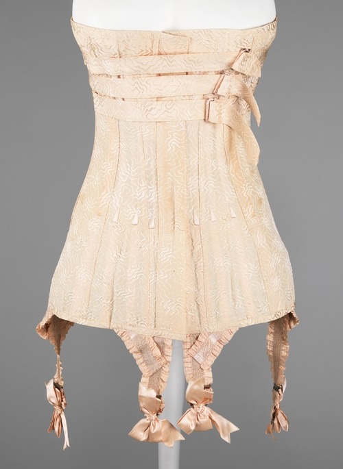 Corset ca. 1912 via The Costume Institute of The Metropolitan Museum of Art