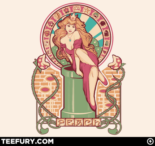 teevil:

Peach Nouveau by bisqueets on sale Sun 02/06/11 at http://teefury.com
