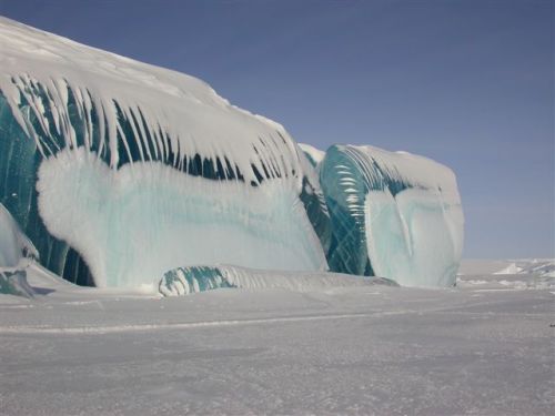 Icebergs In Lake Michigan