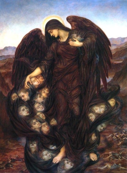 The Field of the Slain by Evelyn De Morgan, 1916 (via House of Azrael Online Angel of Death Gallery Page 3)