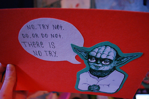 yoda star wars quotes. Yoda Card // by pixillate