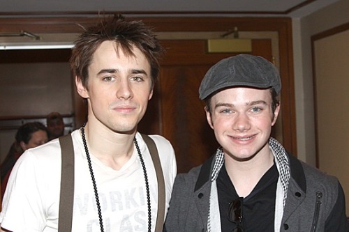 reeve carney spiderman. Chris with Reeve Carney who
