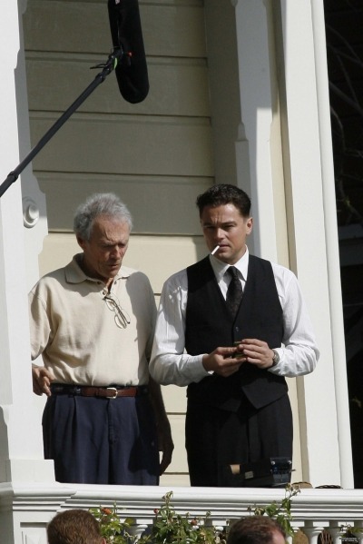Leonardo DiCaprio is directed by Clint Eastwood for J.Edgar