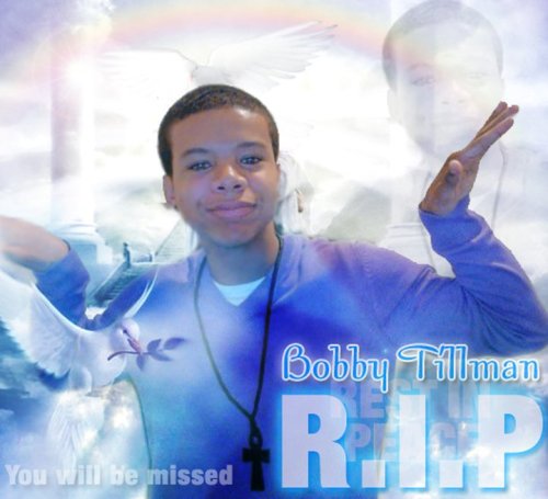 janeelovesyou216:
R.I.P :’(
His name WAS Bobby Tillman. He had just graduated here in Atlanta from Chapel Hill High School. He was ONLY 18 years old and just about to be on his way to the beginning of life! “Hours before he was stomped to death by numerous Teens, Bobby Tillman attended a play at a church. Its theme? Teen-age bullying.” IRONIC right? Weighing only 124 pounds, he suffered a brutal and painful death. Tillman was battered and stomped so badly that one of his bones broke and pierced straight through his heart. He was picked for the murder at random as he passed a group of teenager boys who said they intended to attack the next male they saw. THE NEXT MALE THEY SAW???

That’s his mother, Monique Rivarde, in the middle at his funeral here in Atlanta.
R.I.P Bobby! Your death &amp;&amp; the pain caused ;; WILL NOT be in vain!
if yu don’t reblog , yu obviously have no heart &lt;/3
That is truly heartbreaking. The world we live in is fucking diabolical.
Brought me to tears….what is wrong with people….
STOP TEEN-AGE BULLYING.

 PEOPLE LEARN FROM THIS ARTICLE AND PHOTOS!! ITS NOT RIGHT,STOP THE BULLYING AND REBLOG IF YOU HAVE A GOOD HEART-SKOOP(C.WILLIAMS)