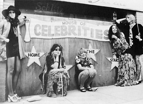 whitechocolateraspberrylatte: The Girls Together Outrageously (GTO’s): Miss Christine, Miss Mercy, Miss Pamela (Pamela Des Barres), Miss Sparky, Miss Cynderella; c. 1969 (scanned in from Rolling Stone: Women in Rock) 