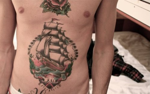 boat tattoo. Sailing Boat #Tattoo