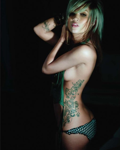 tattooed girl by Vivian