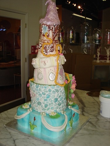 Tagged Tangled cake tower 