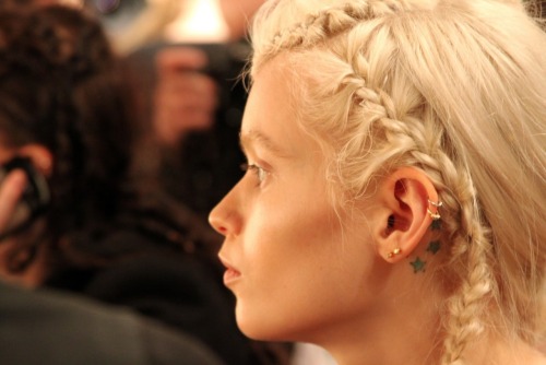 i loved her little star tattoos behind her ear 8230 Abbey Lee Kershaw