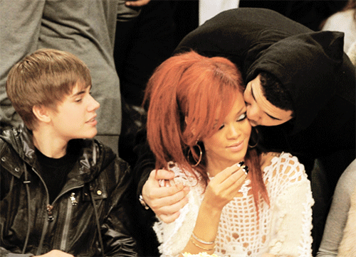 hollywoodsbox:  Justin Bieber, Rihanna and Drake 