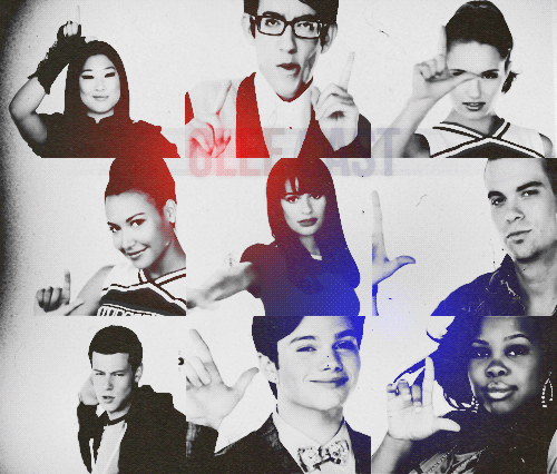 markspot:  Glee cast