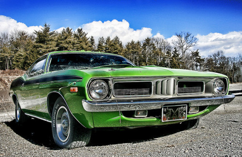 Green lantern Starring Plymouth Barracuda by Desolate Places 