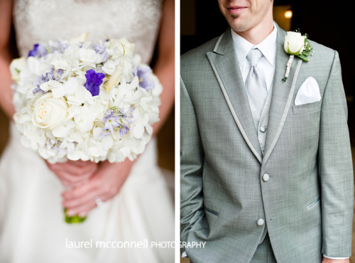 yourbigday beautiful purple grey wedding love the little bit of 