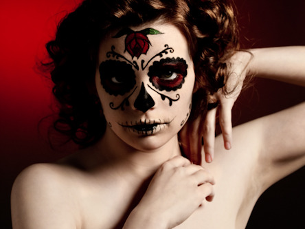 makeup skull. hair Green Skull Makeup Mask makeup skull. Tagged: sugar skull, halloween