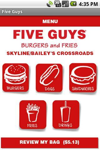 funny pick up lines for guys. New Five Guys Burgers Fries