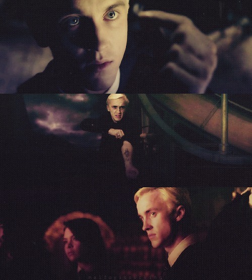 Three favourite Draco Malfoy caps in HalfBlood Prince