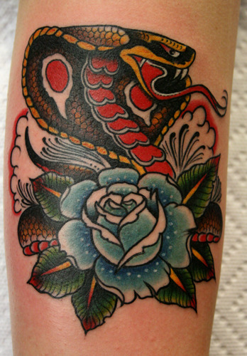 cobra tattoo by Paul Nycz