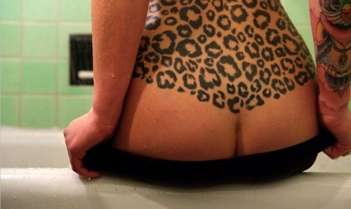 Cheetah Print Tattoo. of cheetah print tattoos