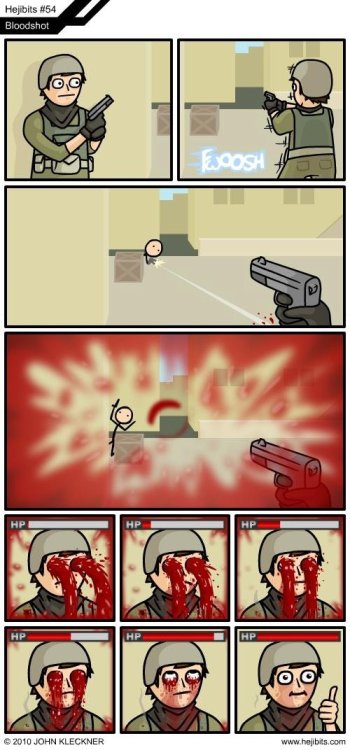 La realidad del Call of Duty.