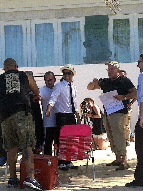inmany:

Bruno making a video in Puerto Rico.

