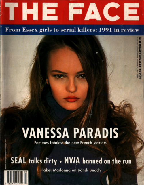 
Vanessa Paradis - The Face by Juergen Teller, January 1992