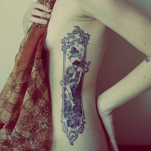 Tagged: victorian tattoo, side