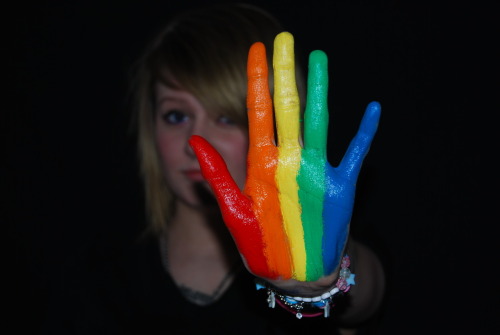 I did a gay pride photoshoot with my friend Adelle recently. She isn’t gay, but she completely supports the LGBTQ community. Hope you like my work (: