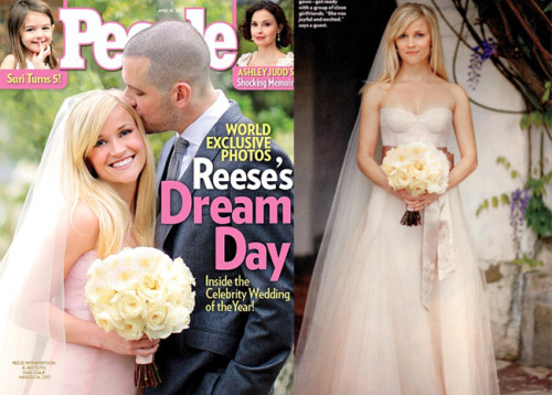 reese witherspoon wedding pictures pink dress. Reese Witherspoon#39;s pink