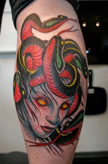 Sick Medusa tattoo