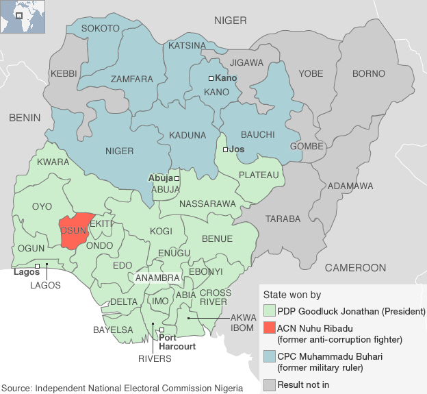 Map Of Nigeria With States. Nigeria#39;s 36 states last