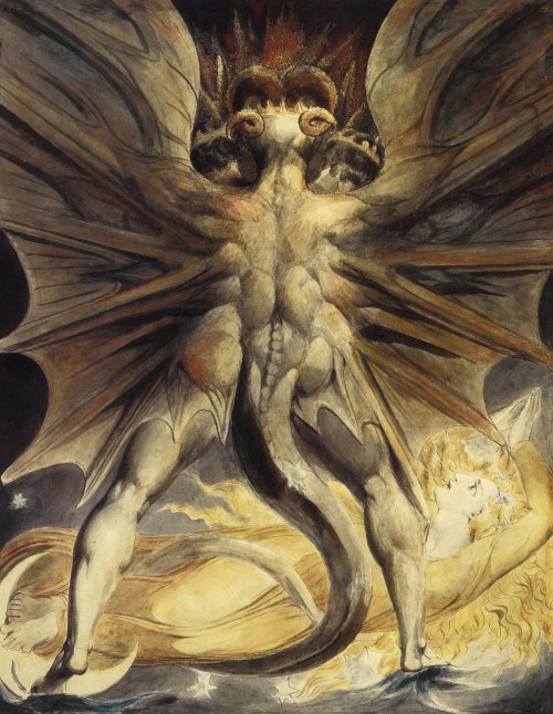 william blake red dragon. William Blake, The Great Red