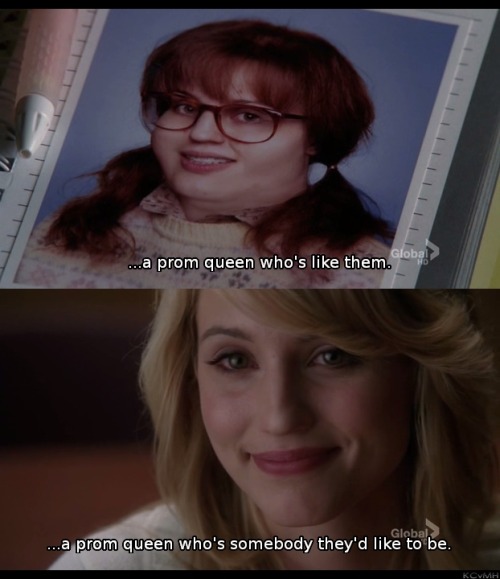 Vote Lucy Quinn Fabray for Prom Queen Glee S2x18 8220