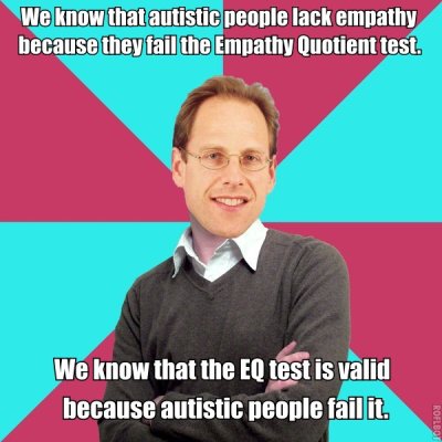 autism spectrum quotient. know that autistic people