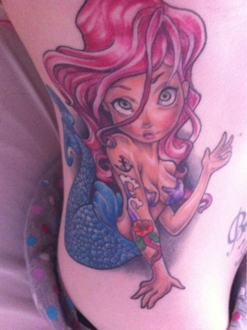 No specific reason for getting the tattoo except that I wanted a mermaid on