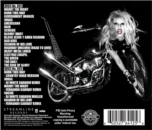lady gaga born this way special edition track listing. BORN THIS WAY SPECIAL EDITION
