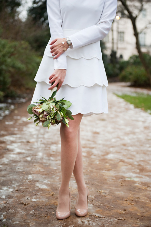 Such a cute and simple wedding dress via love my dress wedding blog