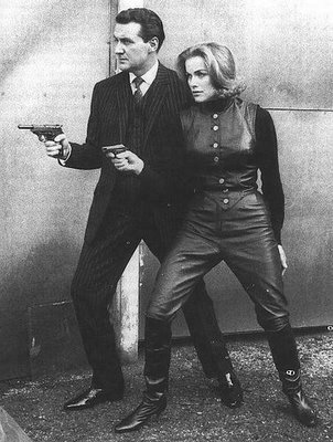 Pictures of Patrick Macnee John Steed and Honor Blackman Cathy Gale in 